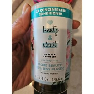 Beauty & Planet Indian Lilac Conditioner 2X Concentrated Positively Shiny 6.75oz